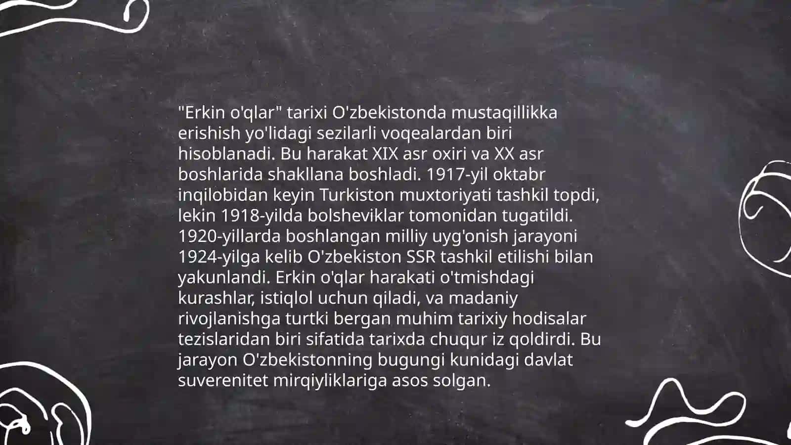 Erkin o'qlar 4