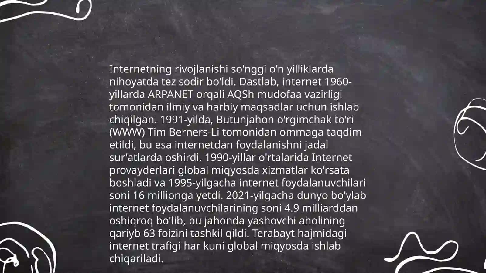 Axborot kommunikatsiya texnologiyalari rivojlanish tarixi 4