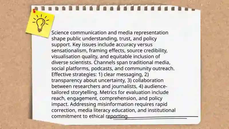 Public understanding and scientific literacy 4