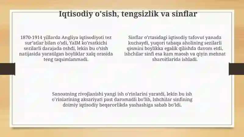 1870-1914 yillardagi Angliya 4