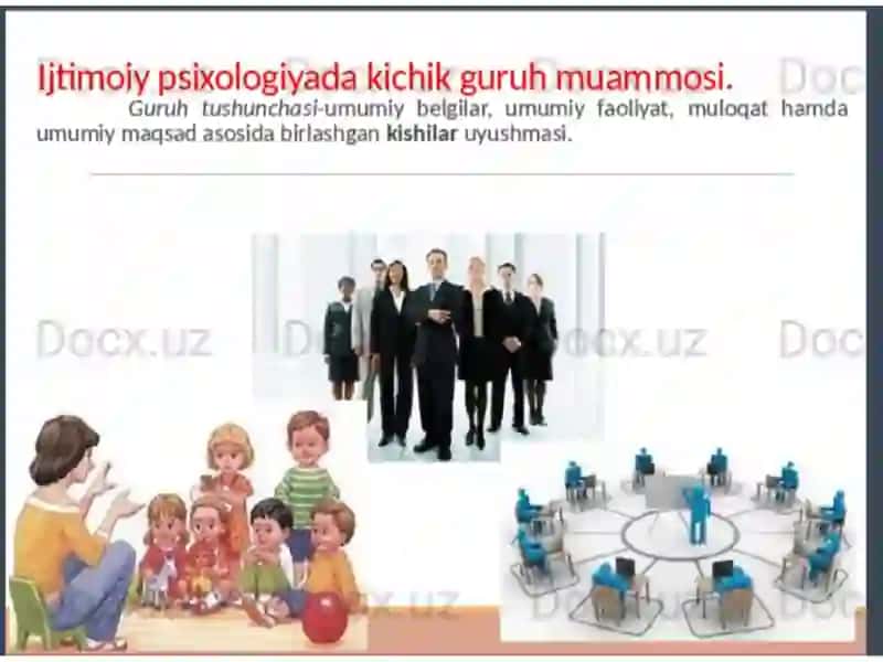 Katta va kichik guruhlar psixologiyasi 4