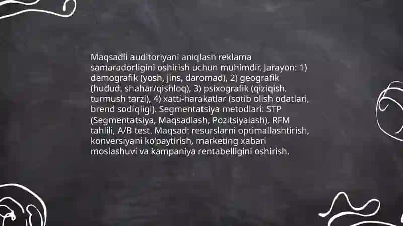 Biznesda reklama siyosati 4