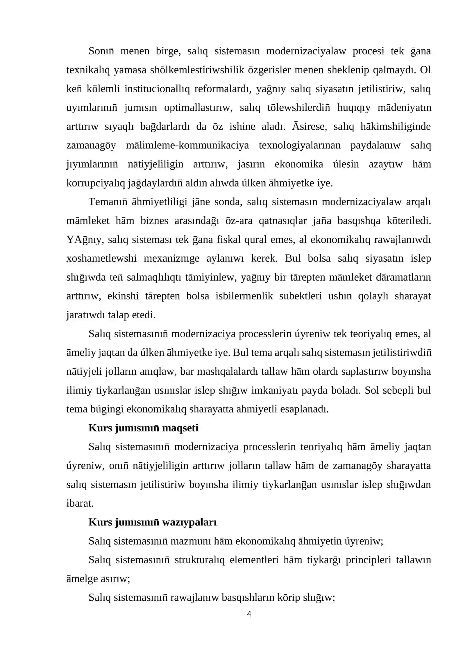 Salıq sistemasınıń modernizaciya processleri 4
