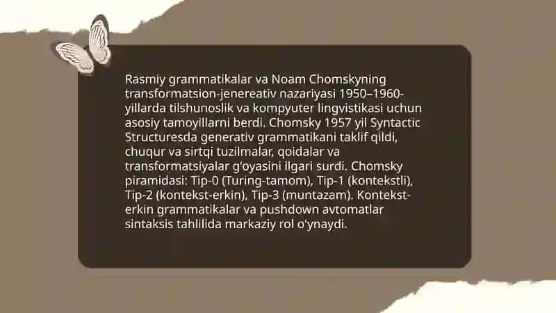 Matematika va kompyuter lingvistikasining tarixi 4