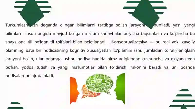 Kognitiv tilshunoslik haqida taqdimot 4
