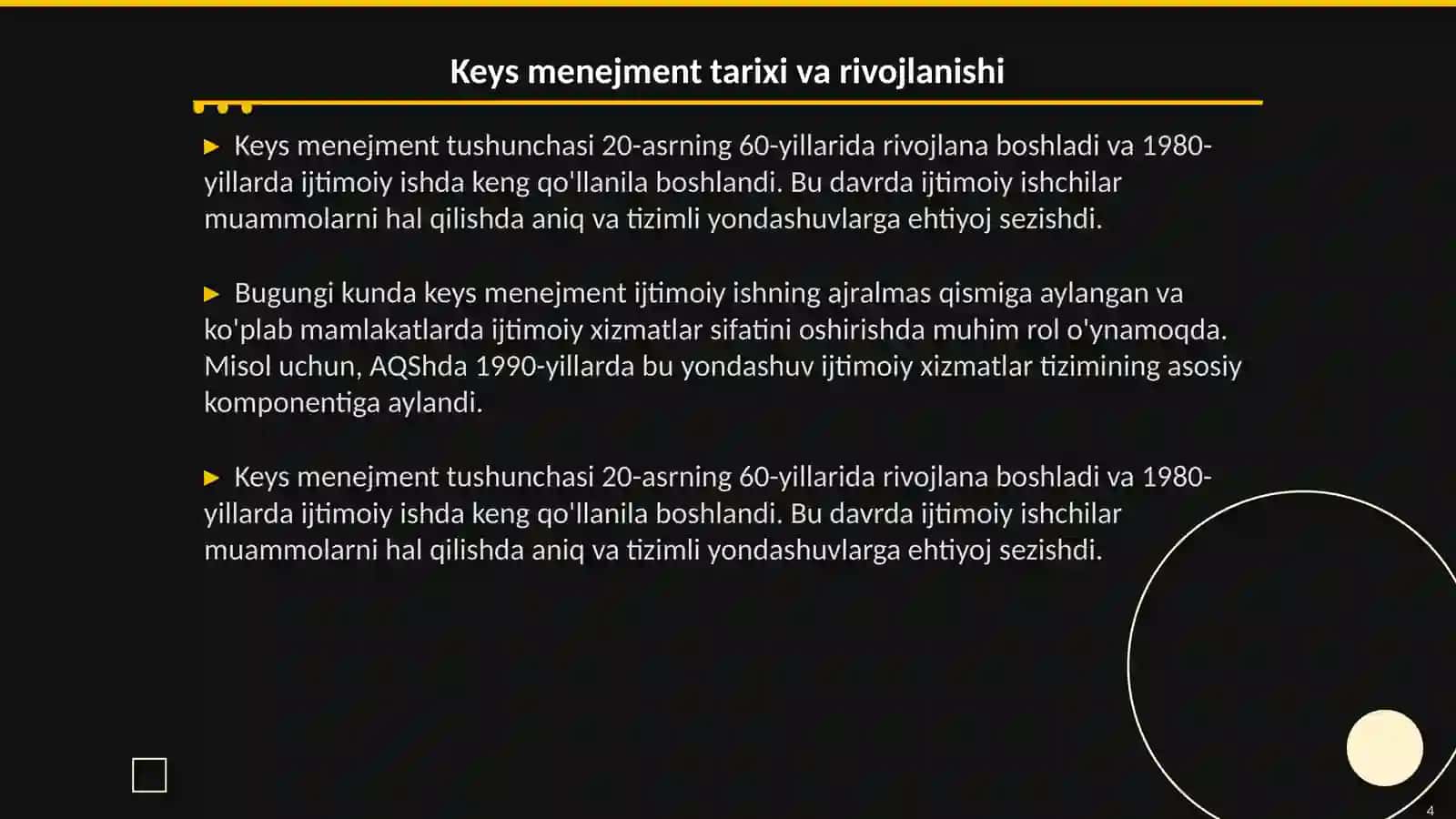 Keys menejment ijtimoiy ishning samarali texnalogiyasi 4