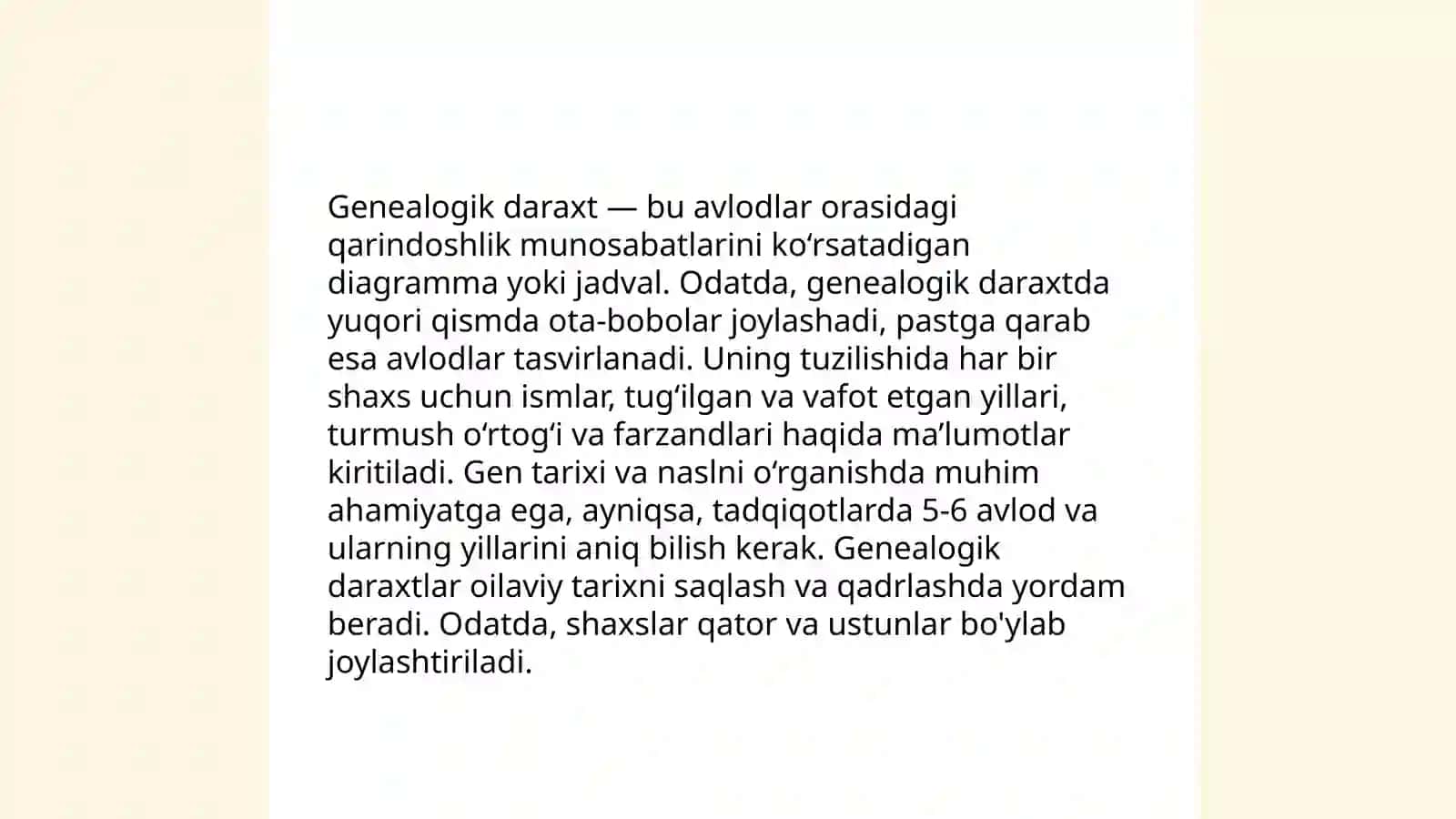Genealogik tasnif asoslari 4