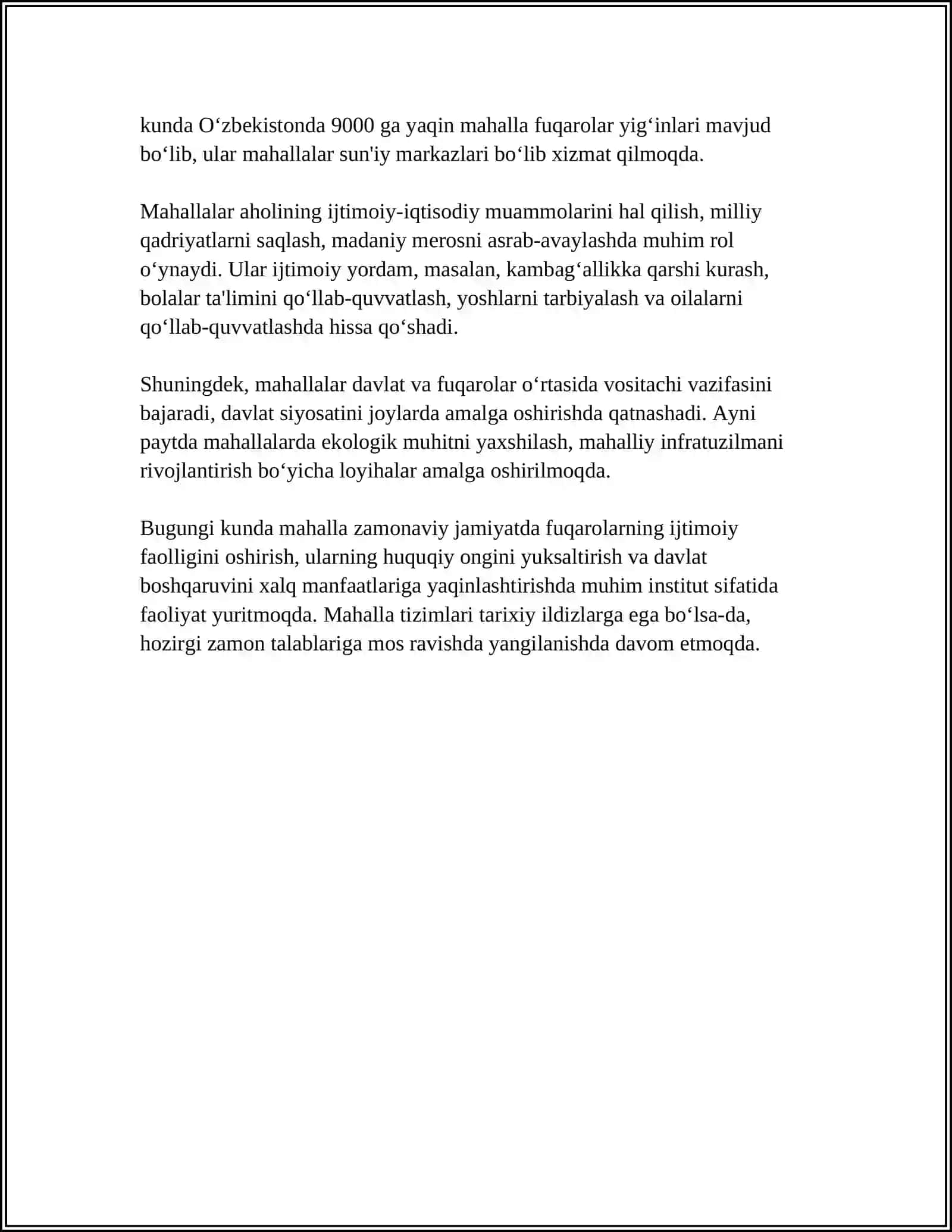MENING MAHALLAM 4