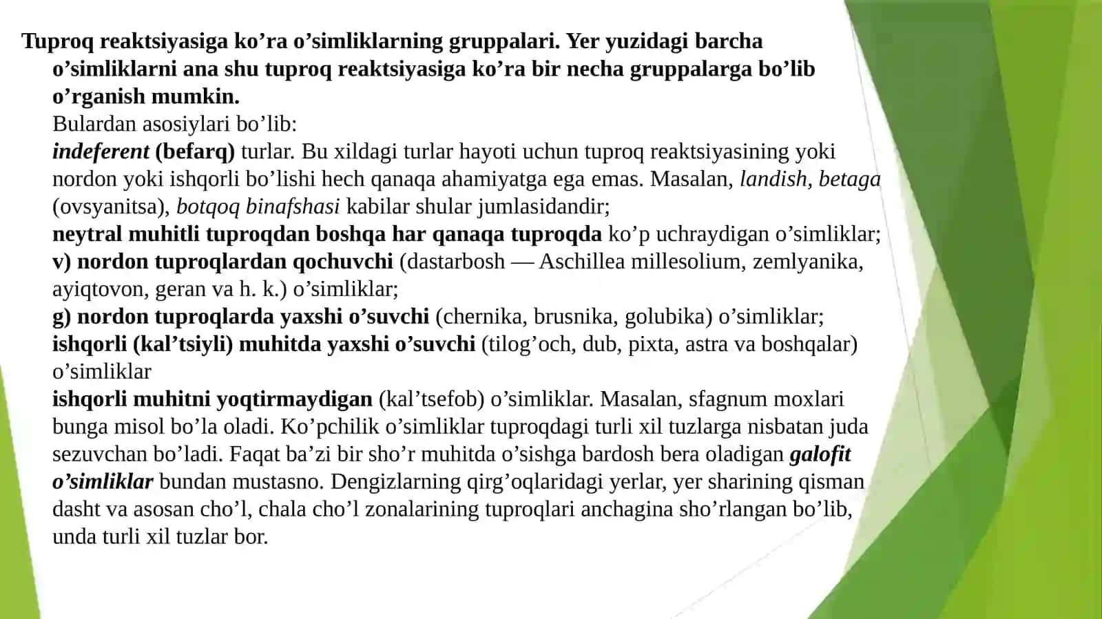 O'simliklarning hayotiy shakllari 4