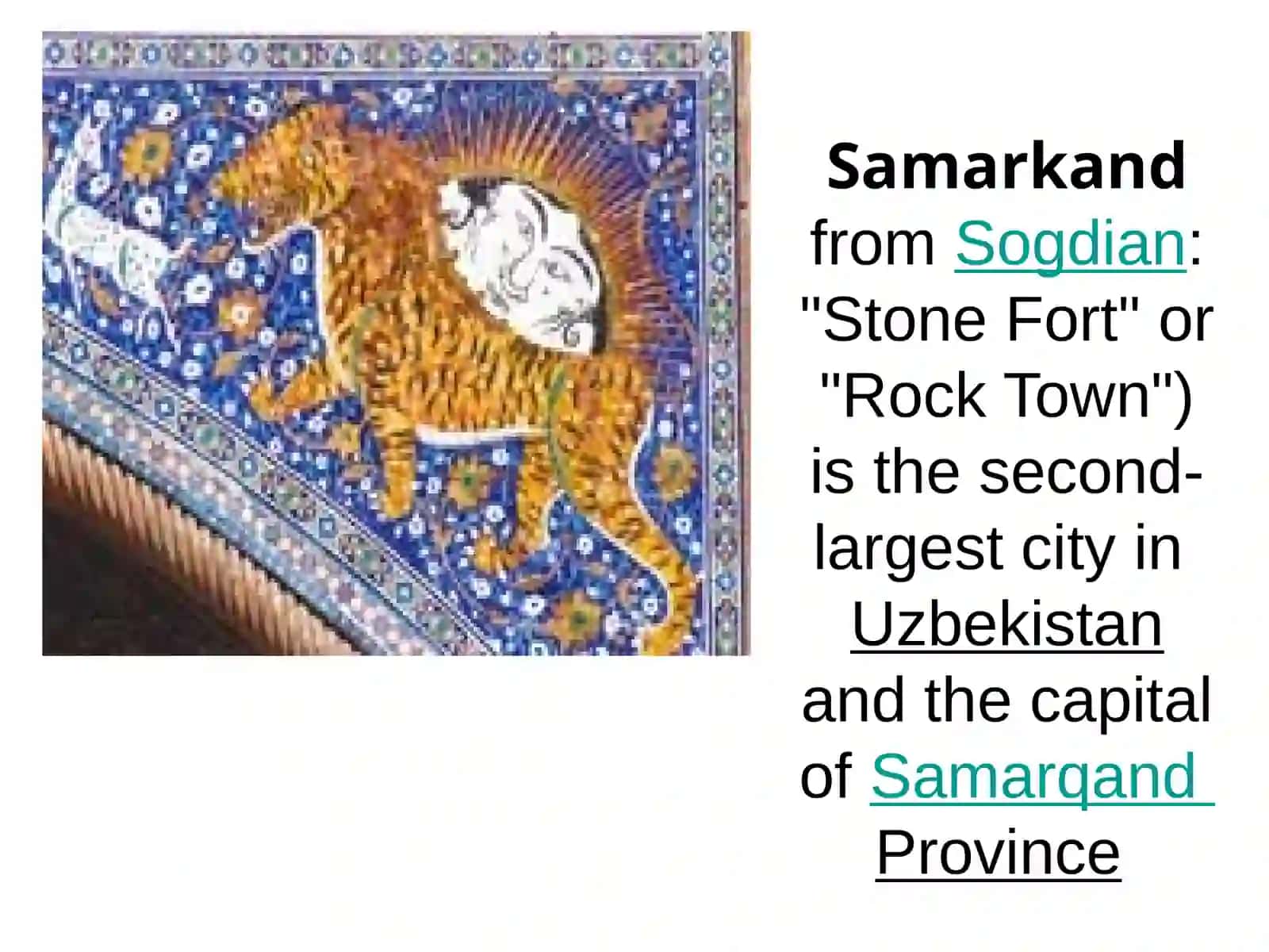 Travel information of Uzbekistan 4