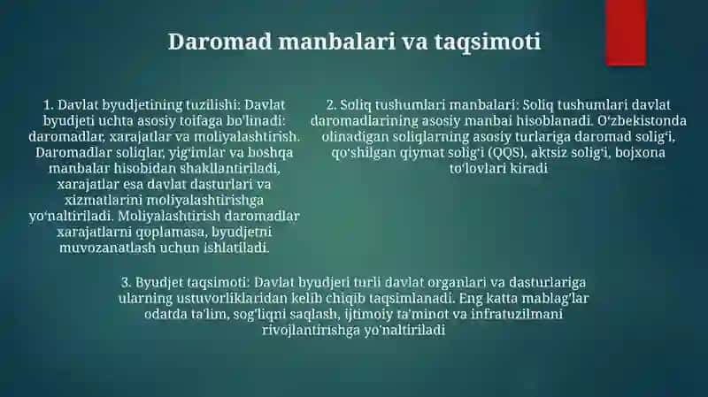 Davlat Byudjeti Tarkibi Va Uni Takomillashtirish Yo'Llari 4