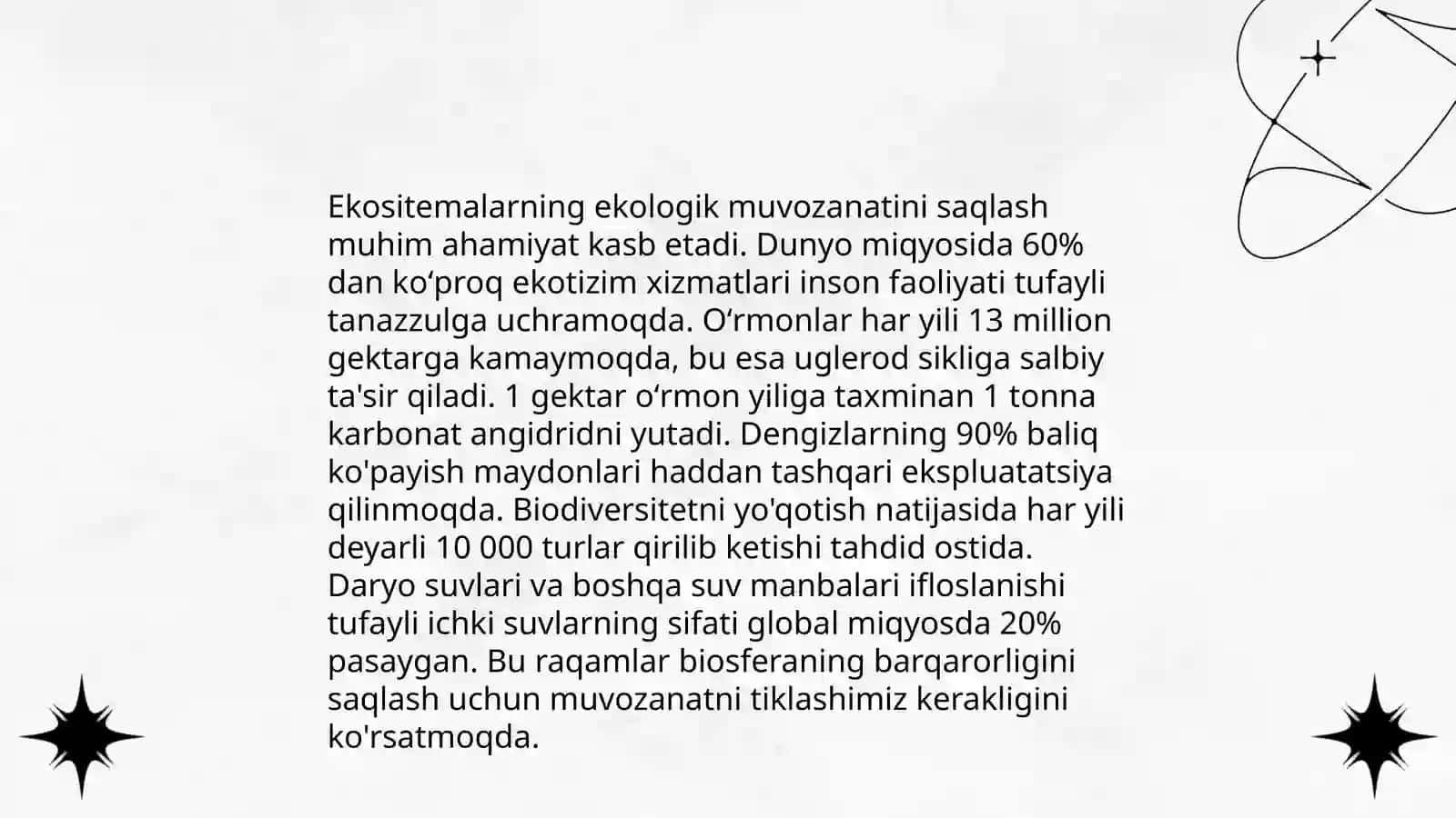 Xayvonlarning biosfera muvozanatidagi o‘rni 4