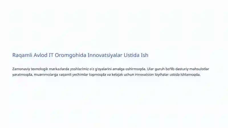 Raqamli Avlod va Ta'lim: Kelajakni Qurish 4