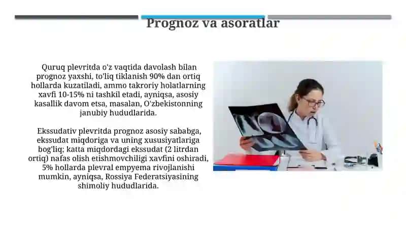 Quruq va Eksudativ Plevritlar 4