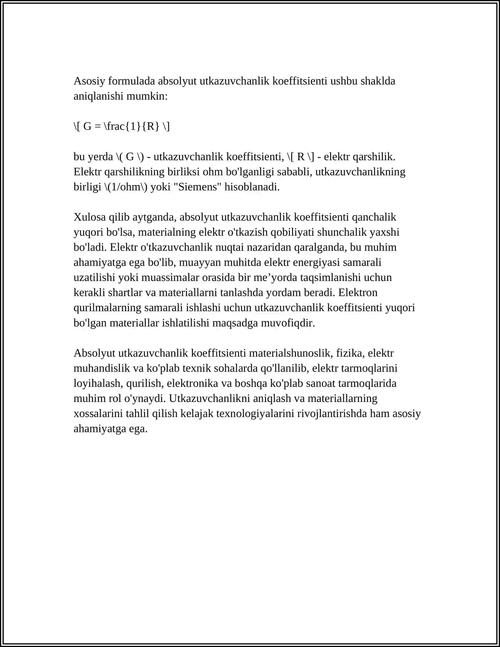 ABSOLYUT UTKAZUVCHANLIK KAYFITSENTI 4