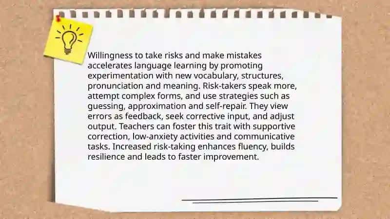 Characteristics of good language learners 4