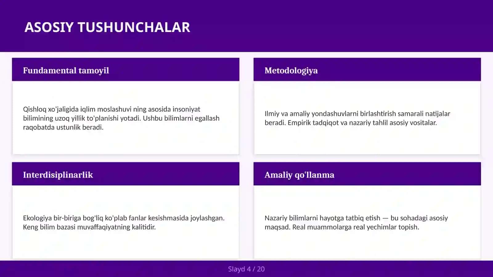 Qishloq xo'jaligida iqlim moslashuvi 4