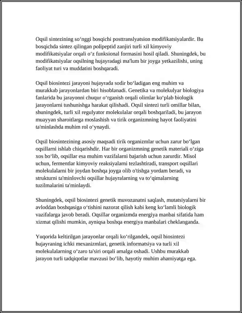 OQSIL BIOSINTEZI 4