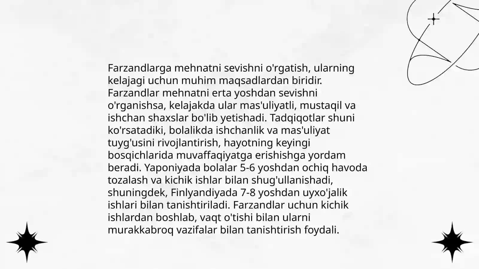 Oila tarbiyasi metodlari 4