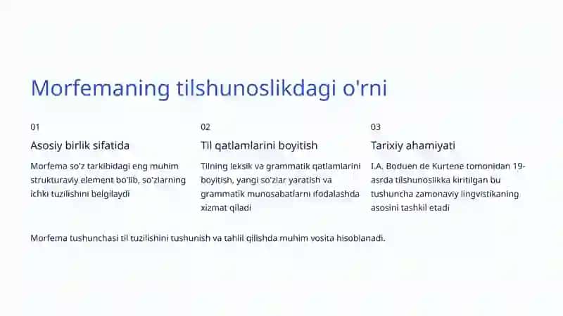 Morfema tushunchasi va turlari 4