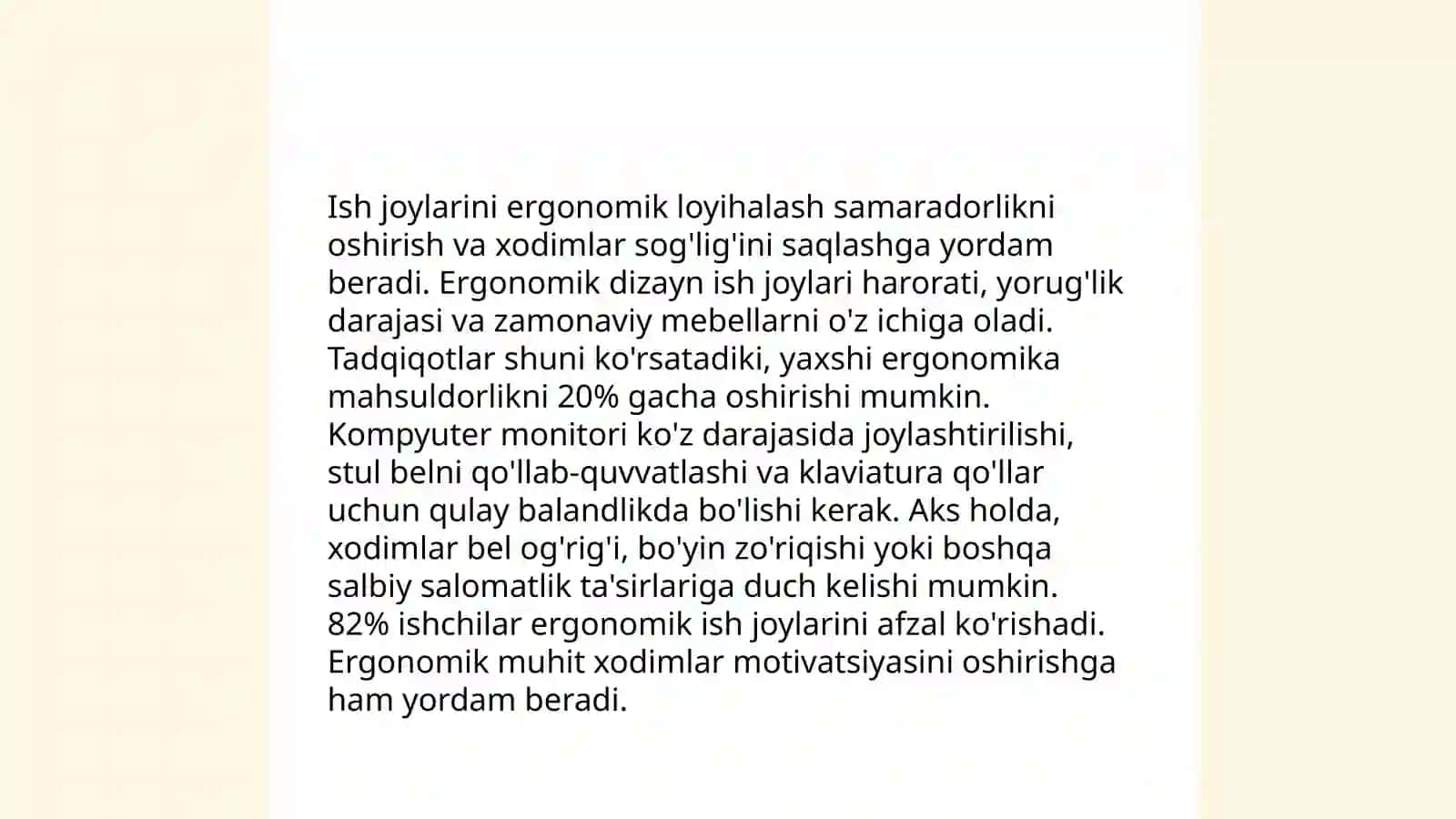 Mebel loyihalashda erganomika asoslari 4