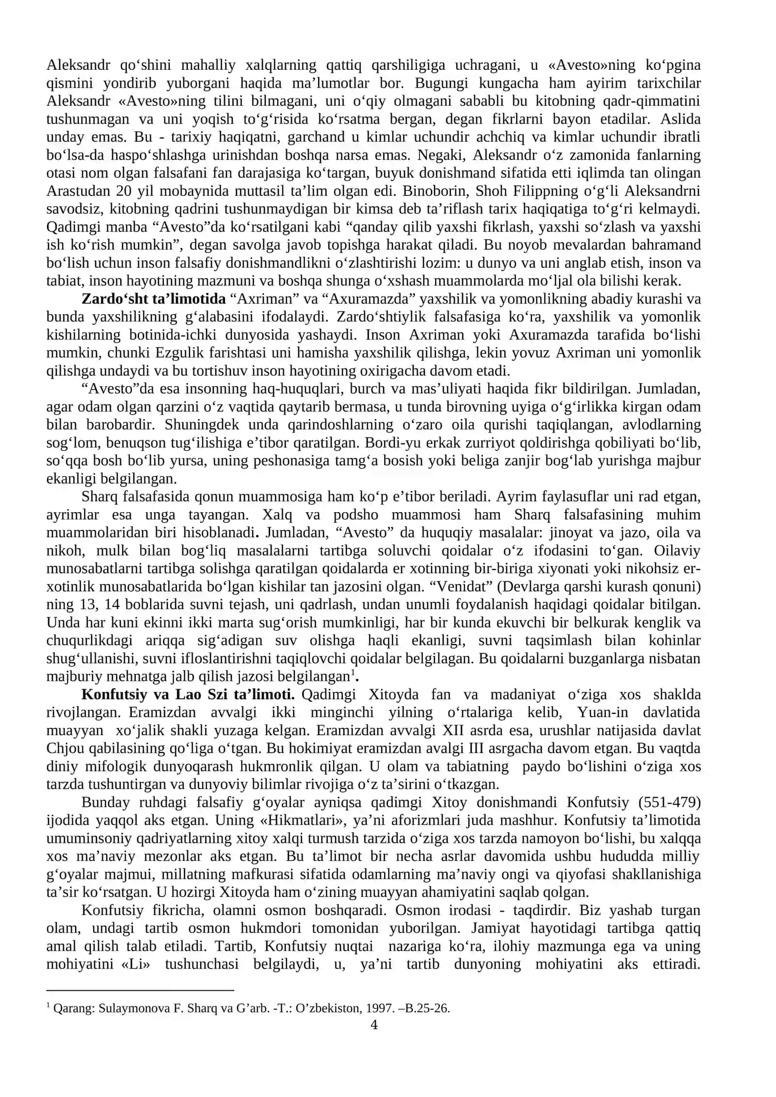 Qadimgi Sharq Falsafasi 4