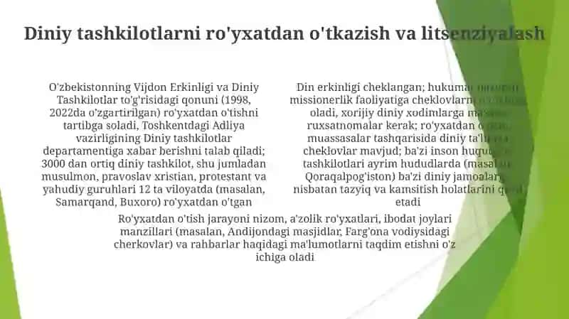 O'zbekistonda din va diniy erkinliklar 4