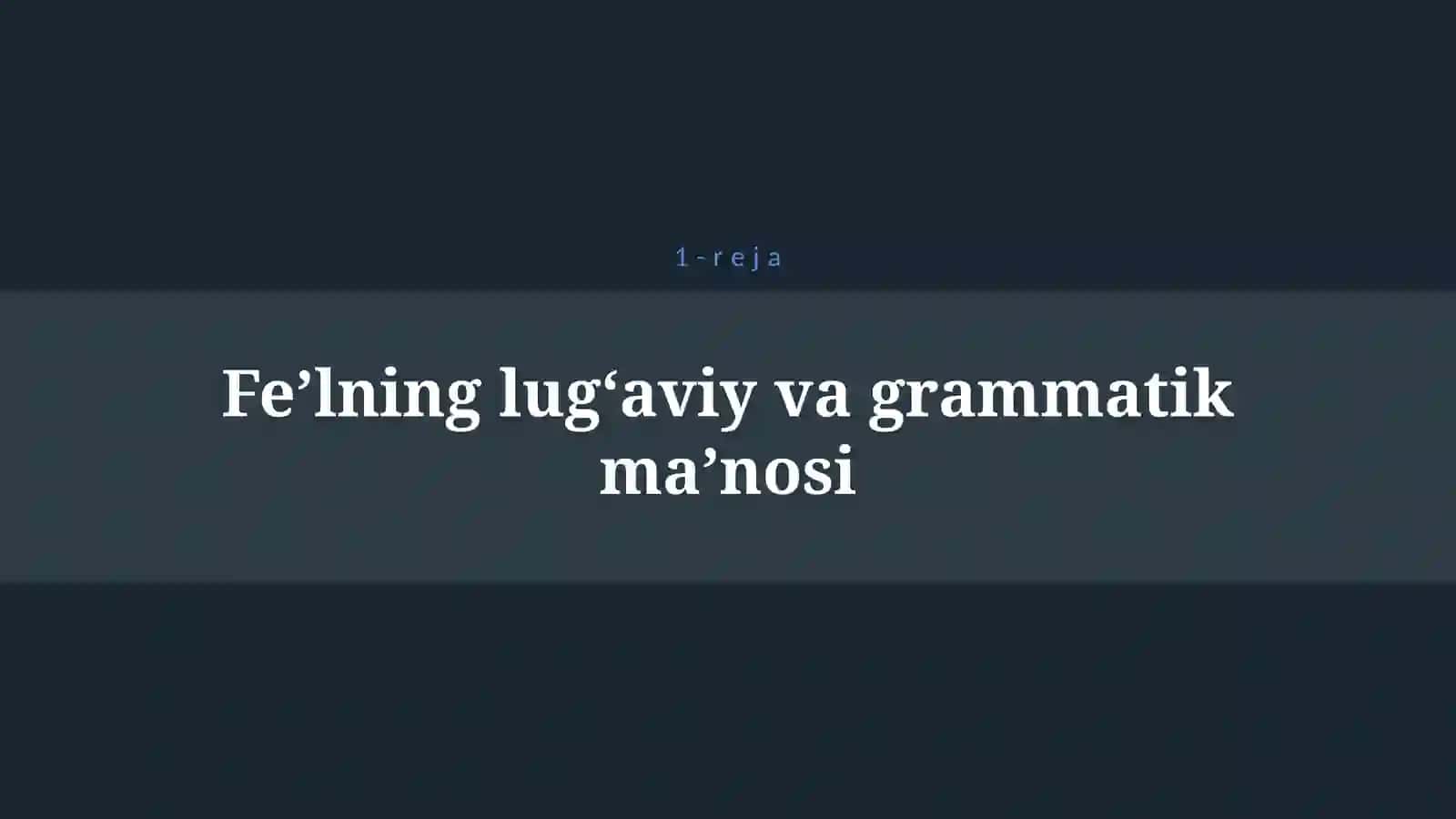 FE’L SO’Z TURKUMI 4