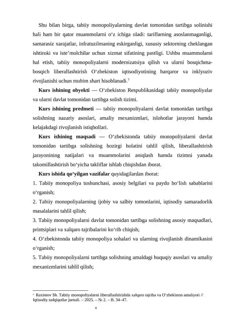 TABIIY MONOPOLIYANI DAVLAT TOMONIDAN TARTIBGA SOLISH 4