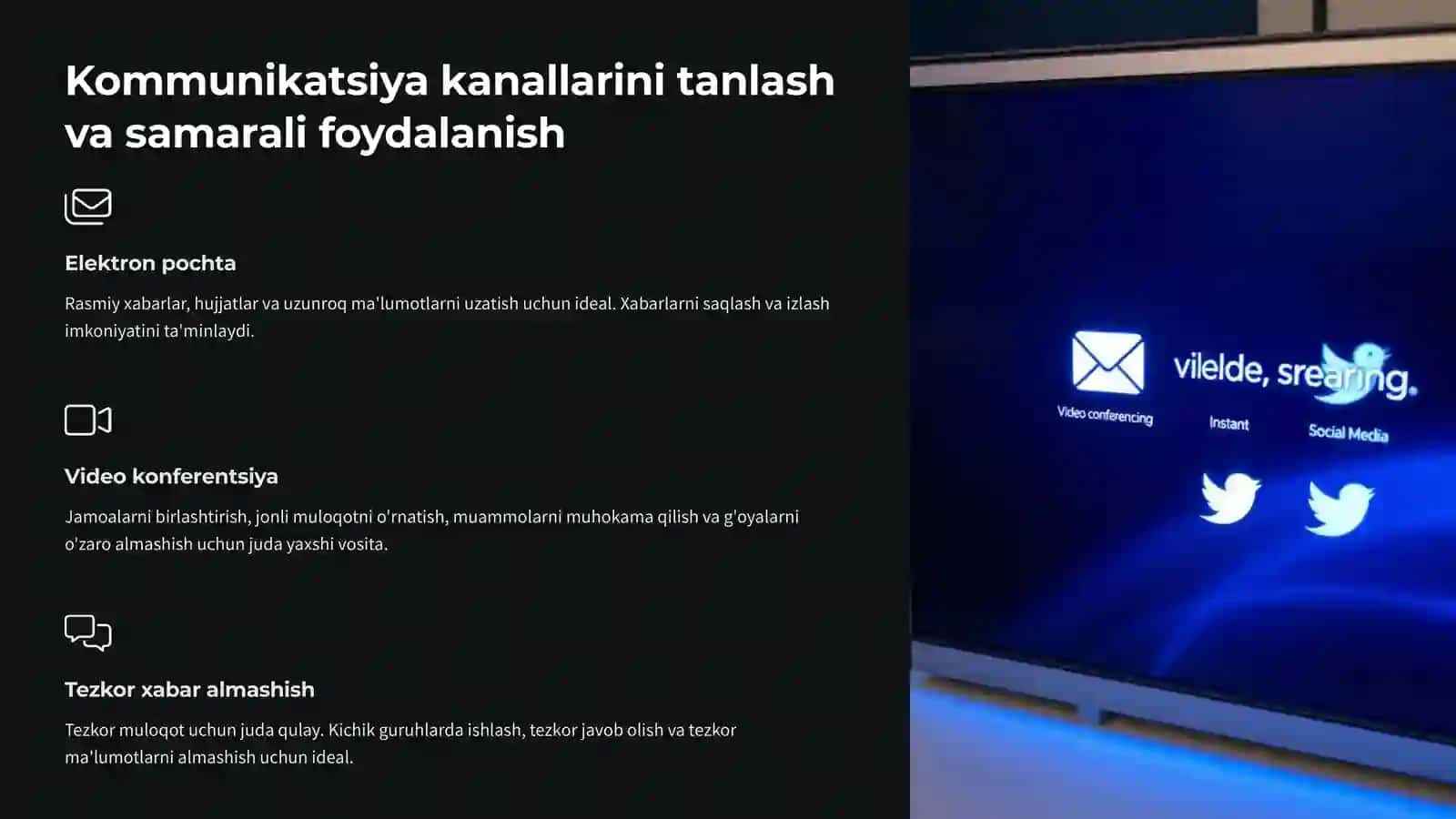 Kommunikatsion jarayonlarni boshqarishning asosiy vazifalari. 4