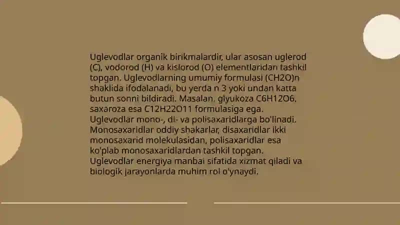 Uglevodlar 4