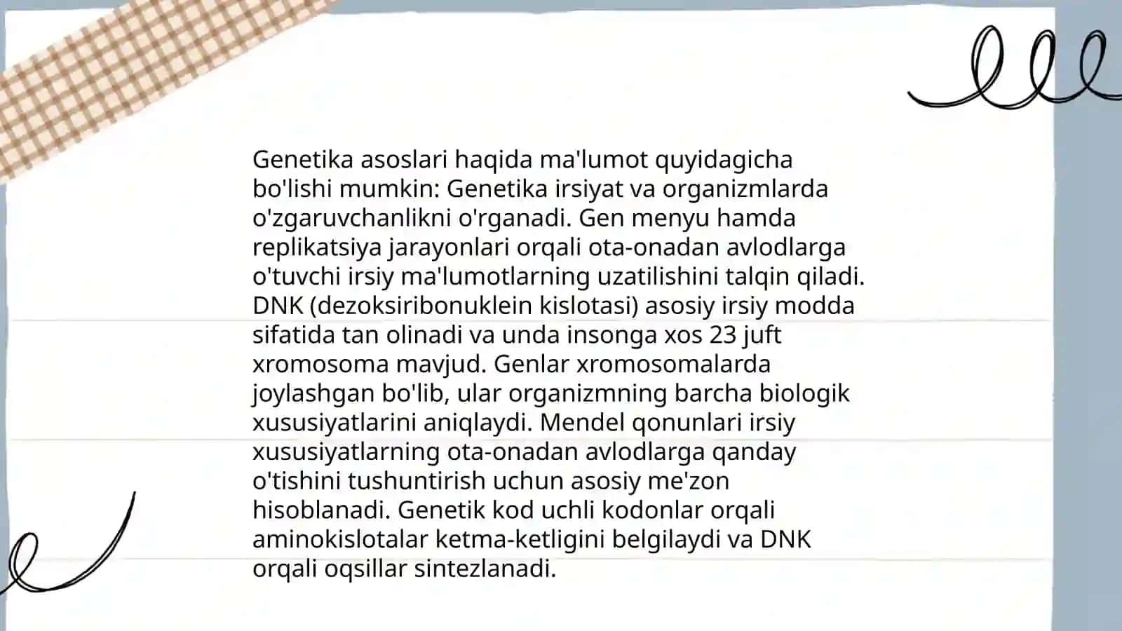 Biologiya darslari 4