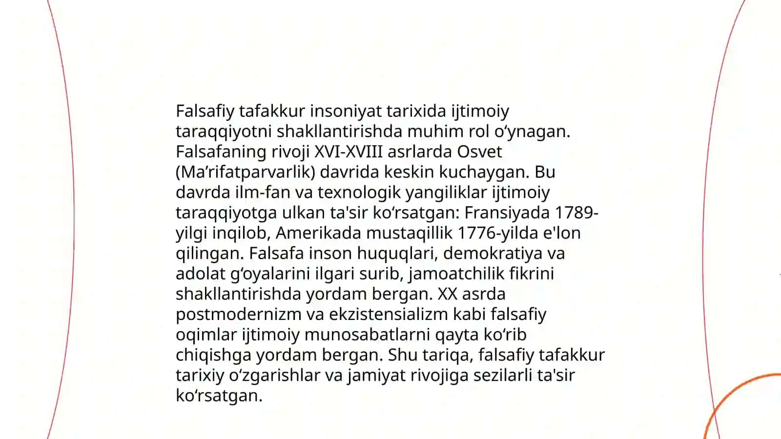 Falsafaning jamiyatdagi o'rni 4