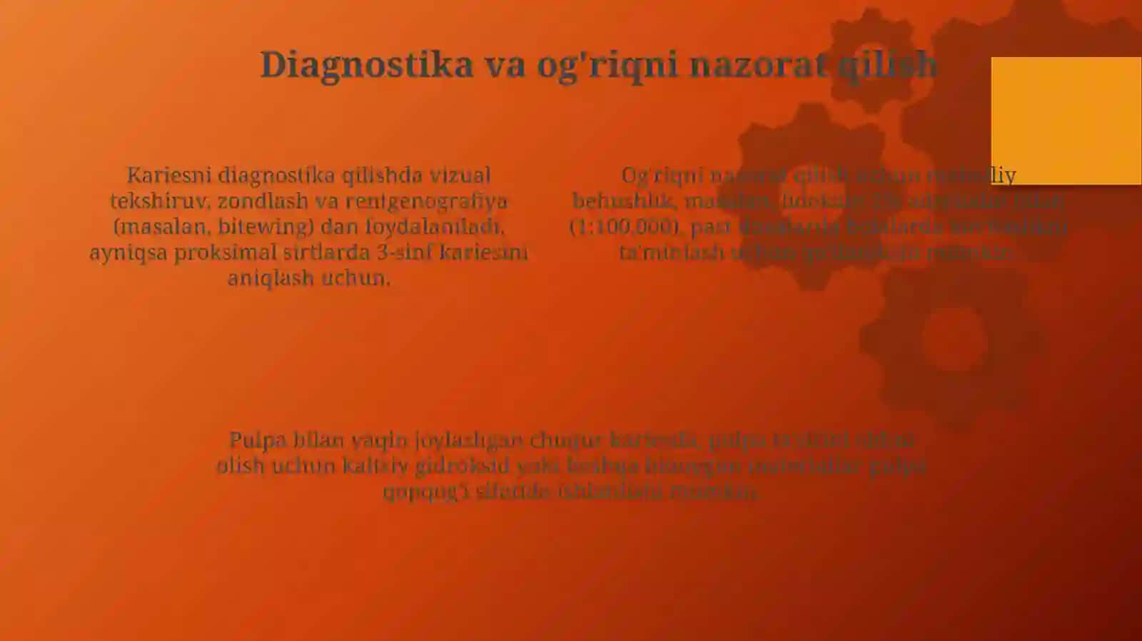 3chi sinf karioz kovakni charxlash va plombalash 4