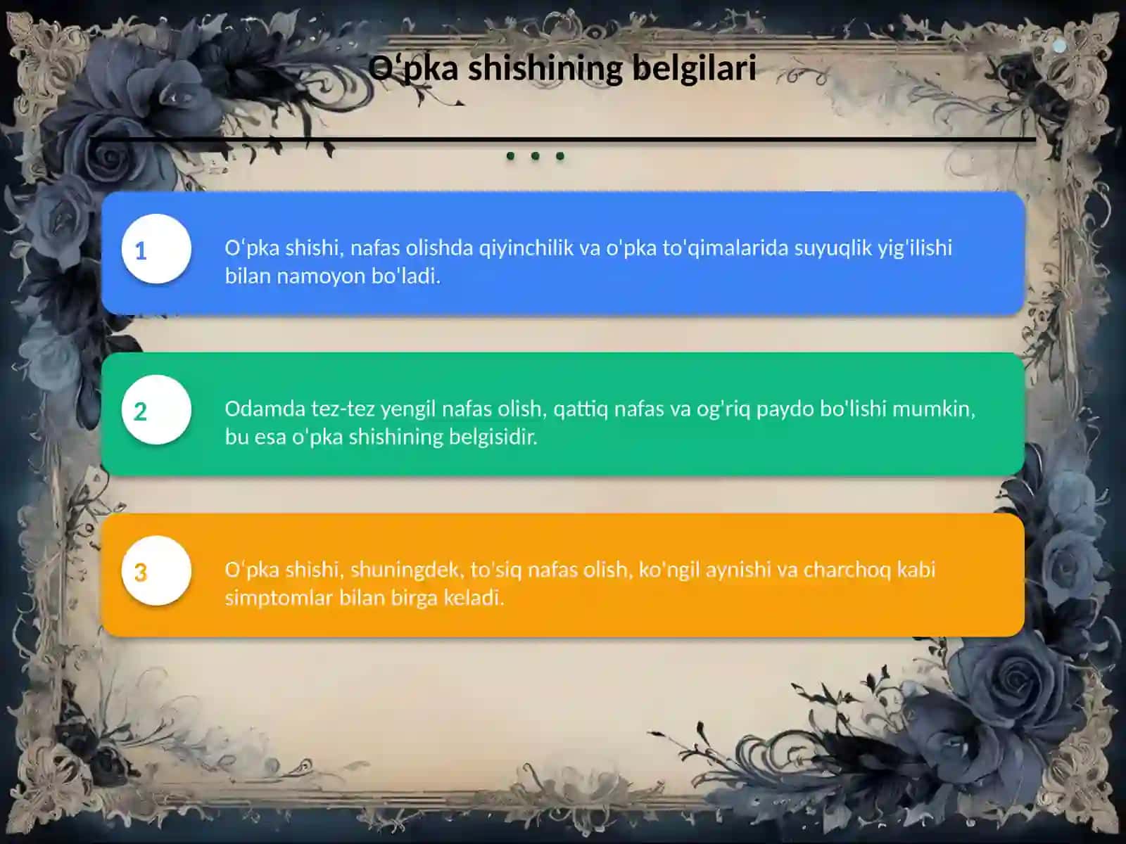 Oʻtkir chap qorincha yetishmovchiligi 4