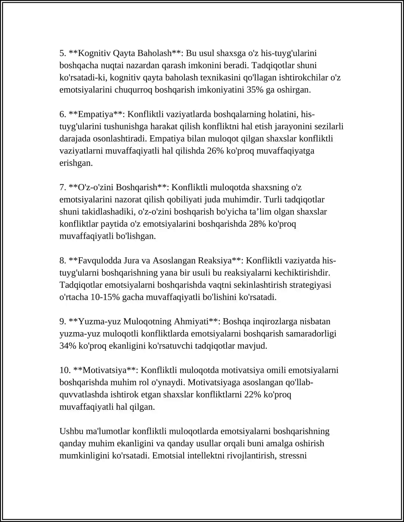 KONFILIKTLI MULOQOT 4
