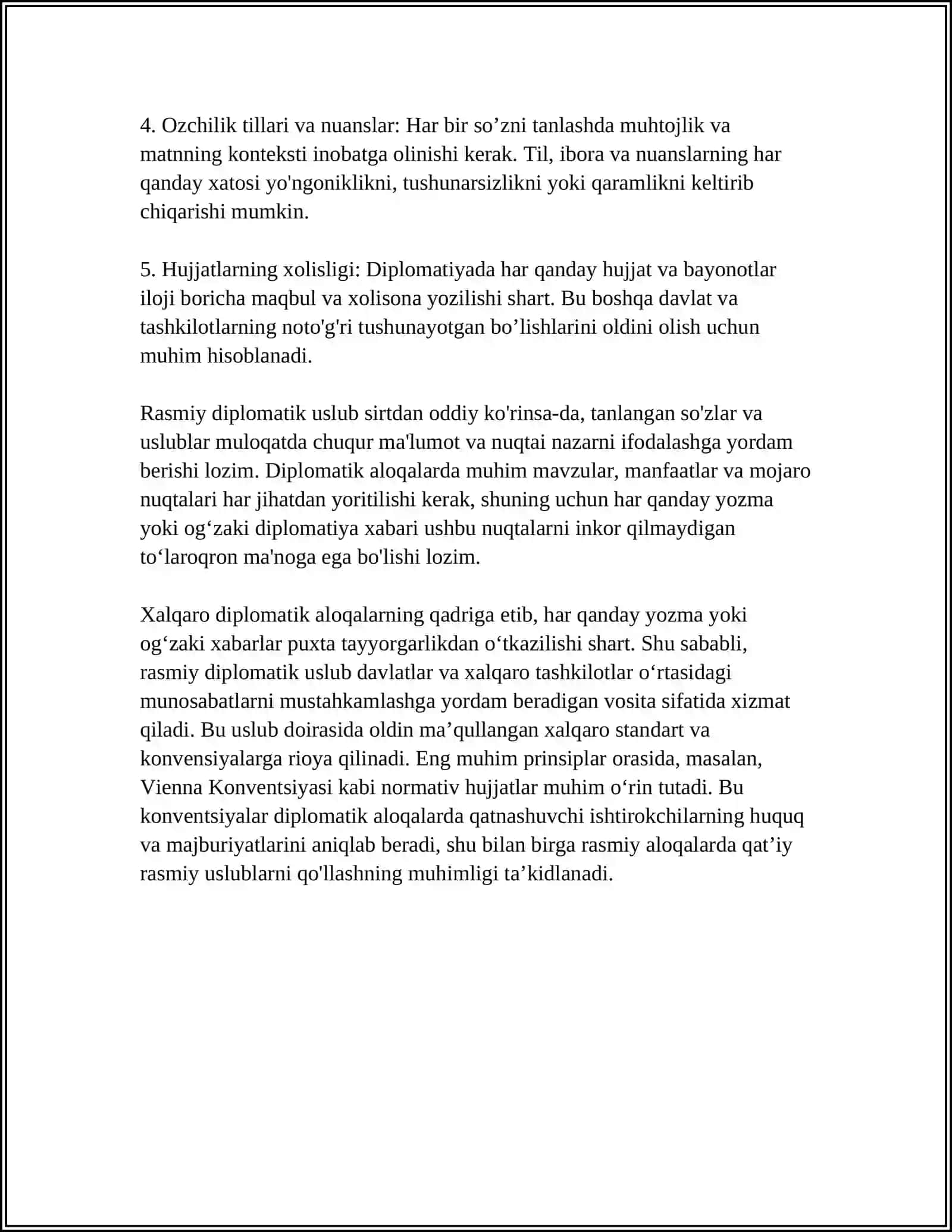 RASMIY DIPLOMATIK VA SOF QONUNCHILIK USLUBLARI 4