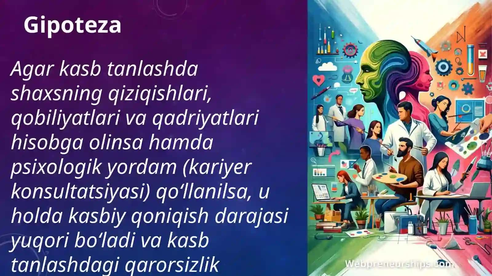 KASBIY YO‘NALISH VA KASB TANLASH MUAMMOSI 4