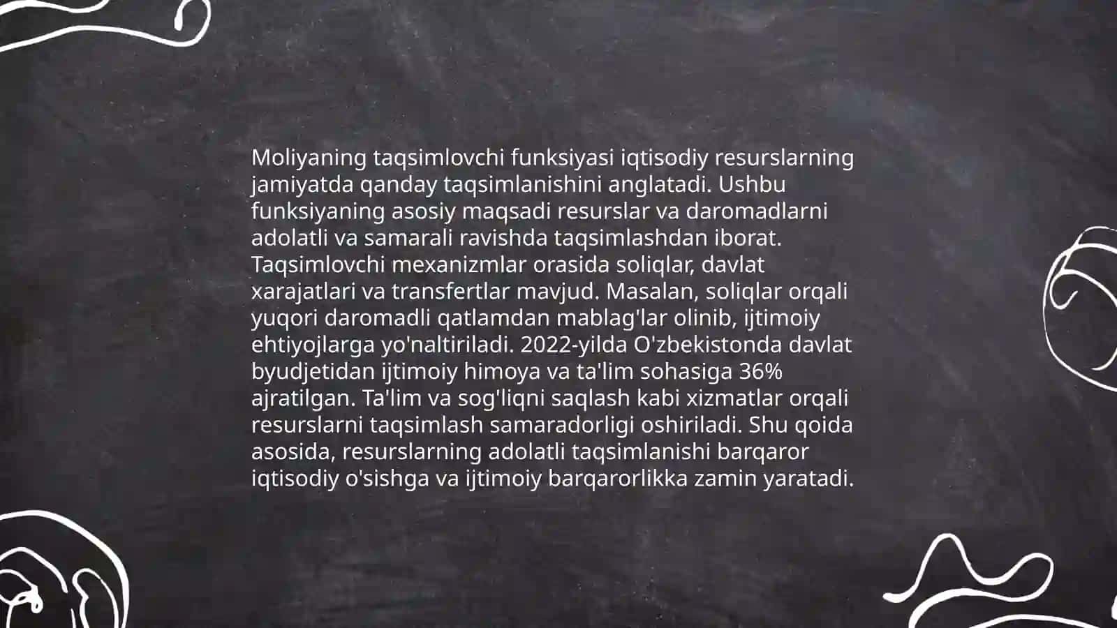 Moliyaning funksiyalari va xususiyatlari 4