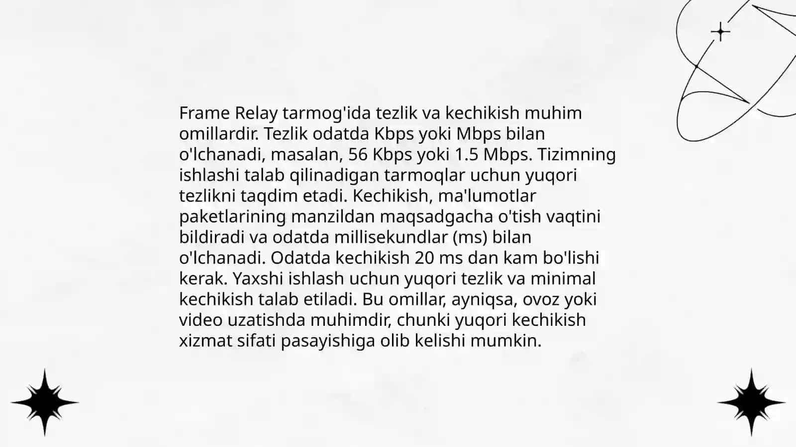 Frame Relay tarmoq protokollari 4