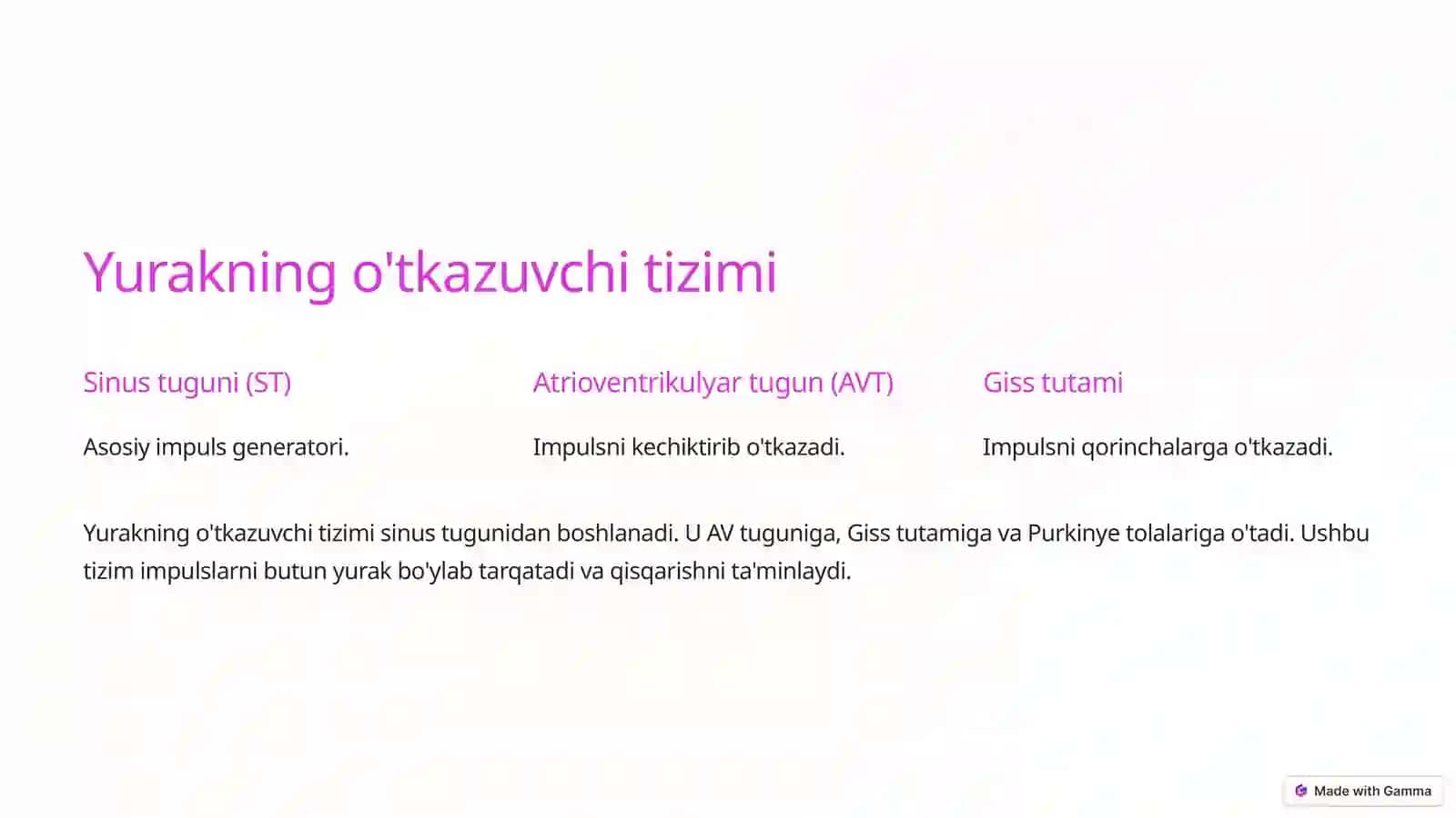Yurak-qon tomir fiziologiyasi 4