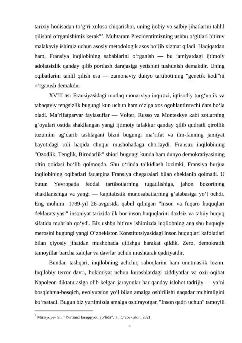 Fransiya Burjua inqilobining sabab va oqibatlari 4