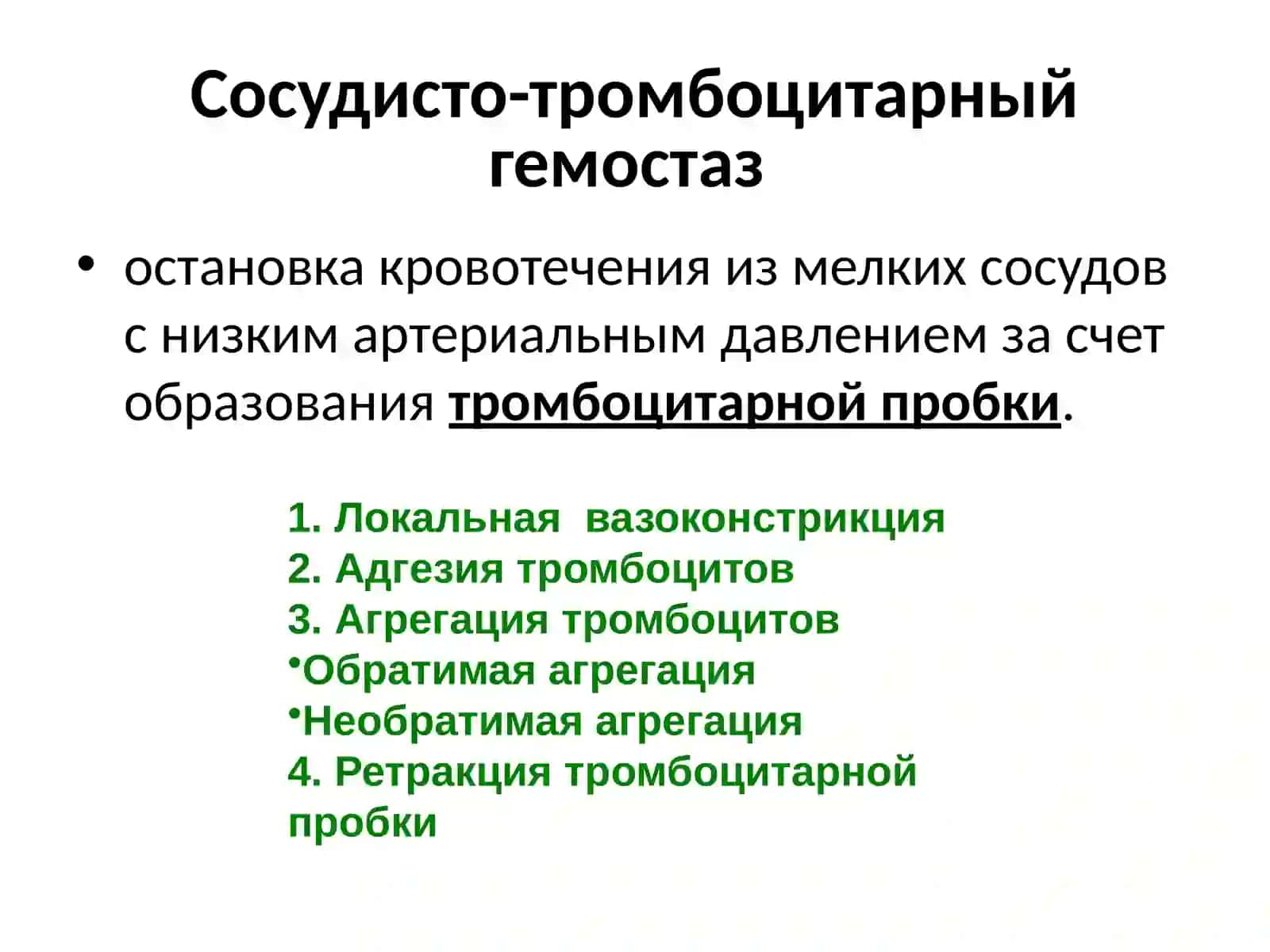 ГЕМОСТАЗ 4