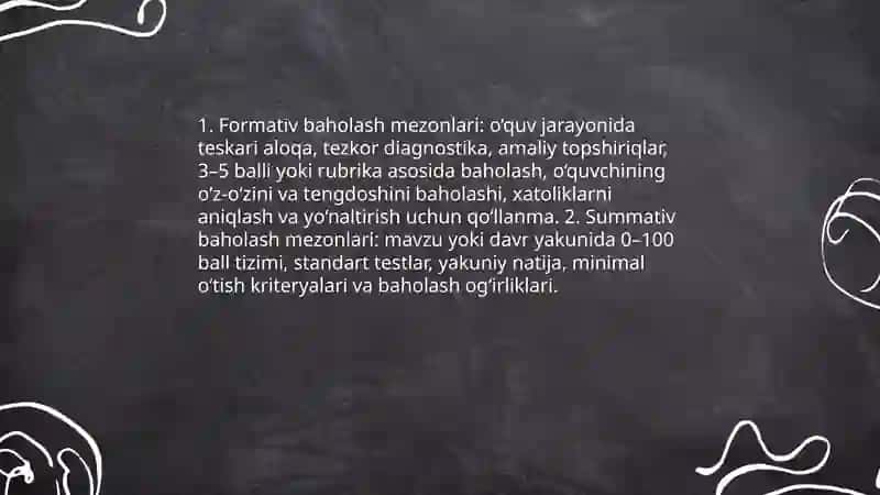 Baholash mezonlari 4