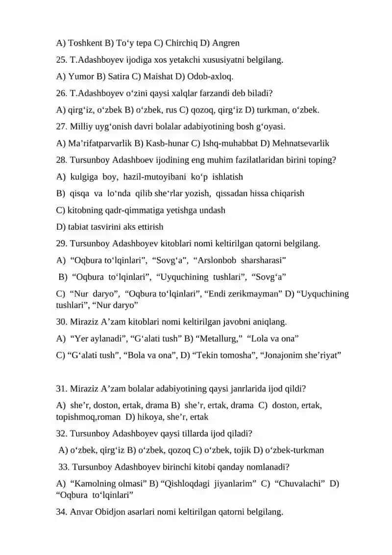 Bolalar adaabiyoti 4