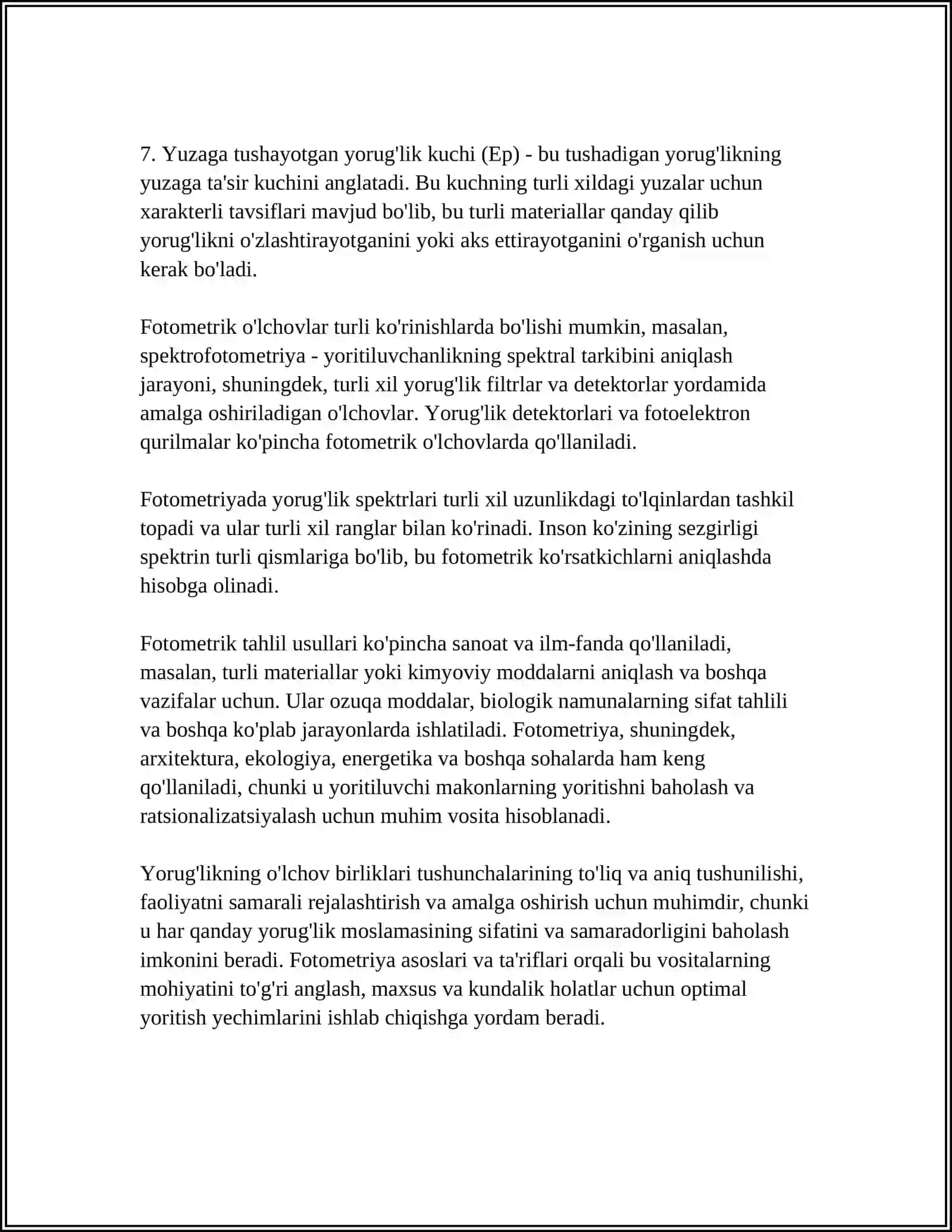FOTOMETRIK ANALIZ USULLARI 4