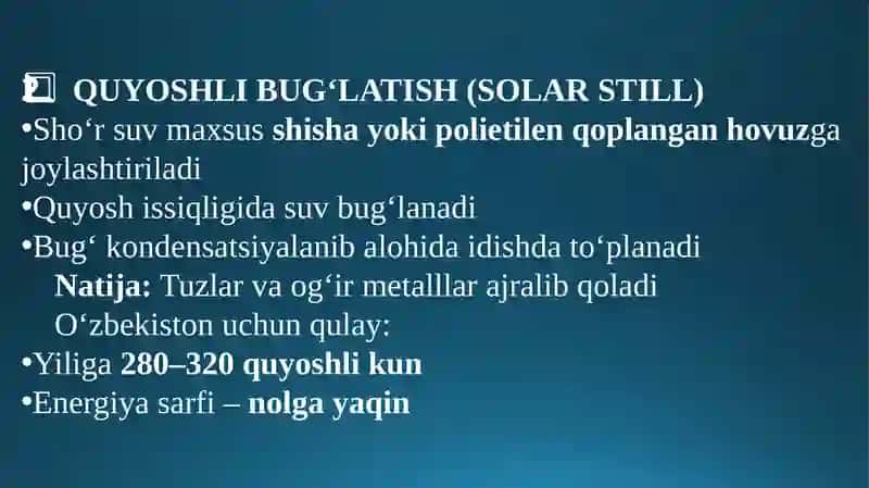 O'zberistonsharoitidasho'r suvlarnichuchuklashtirishg'oyasi 4