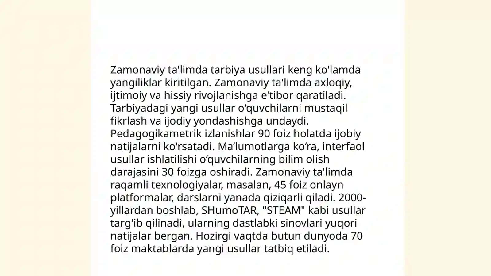 Tarbiya texnologiyalari 4