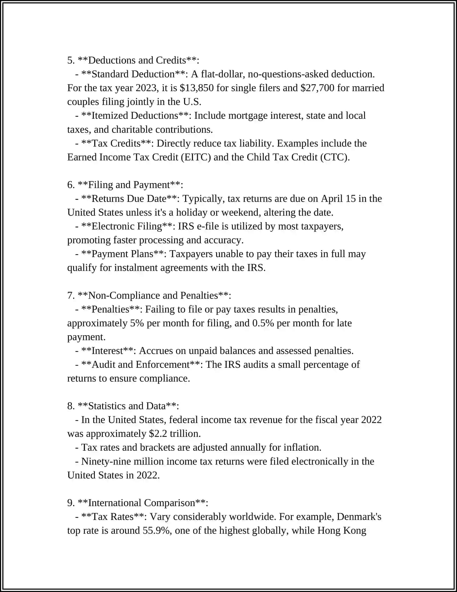 VARIOUS TAXES 4
