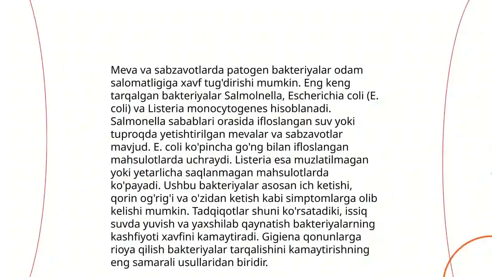 Meva va sabzavotlar mikrobiologiyasi 4